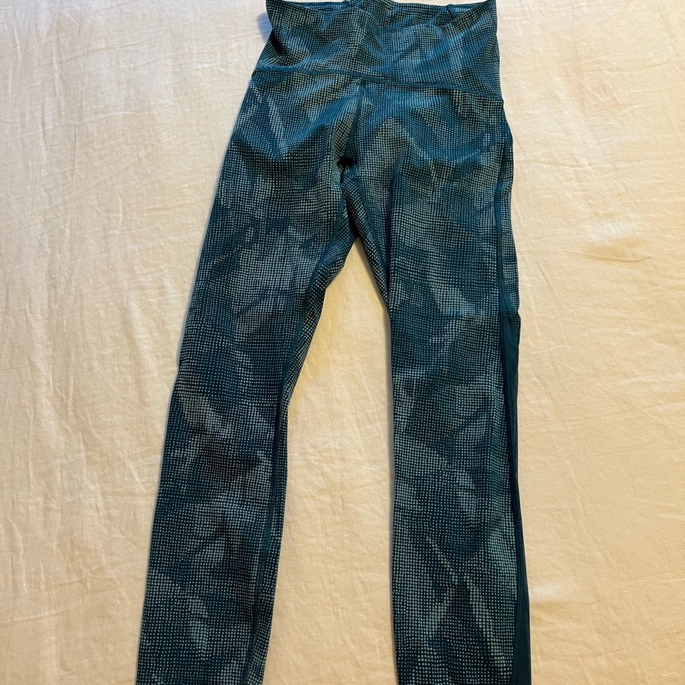Lululemon Blue Patterned Leggings